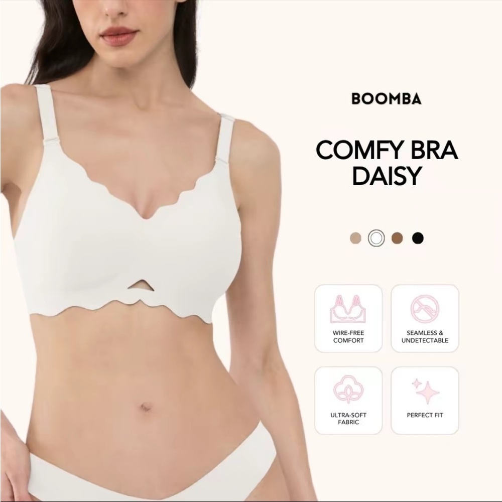 Boomba white bra
